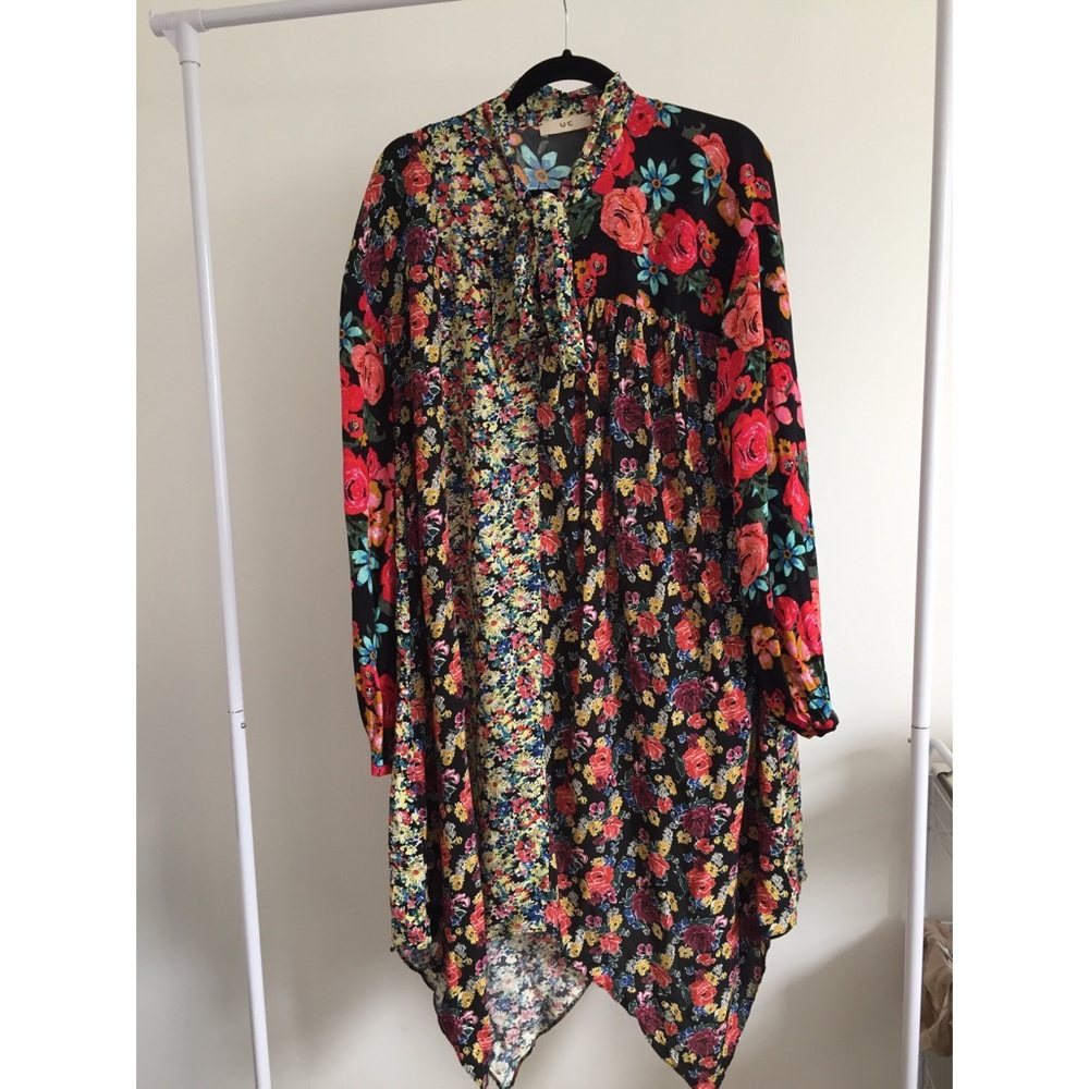Anthropologie Floral Print Dress